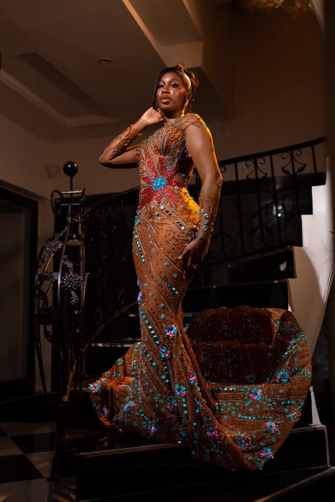 Royal Gold Gown